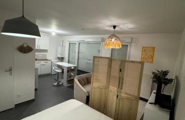 Studio Leman Ciel avec parking privé gratuit - Foto 2