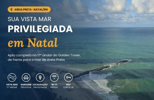 Flat Premium Vista Mar, Andar Alto, Golden Tower - Foto 1