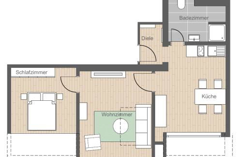 Frisch renovierte Ferienwohnung Haldenblick für 2-4 Personen, zentral gelegen - Foto 11