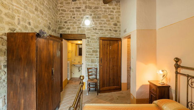 Elegant Stone House w/ Pool - Foto 5, Habitación