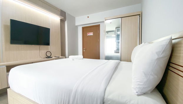 Cozy Living And Homey Studio Room Cinere Resort Apartment - Foto 5, Habitación