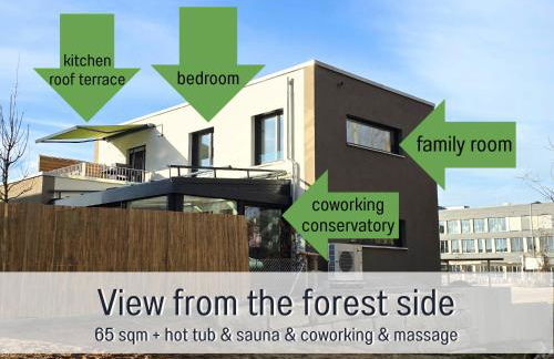 Baham-Apartment Nuernberg - including hot tub, sauna, massage chair, roof terrace, barbecue - metro 15 min, exhibition center 8 min walk - Foto 33