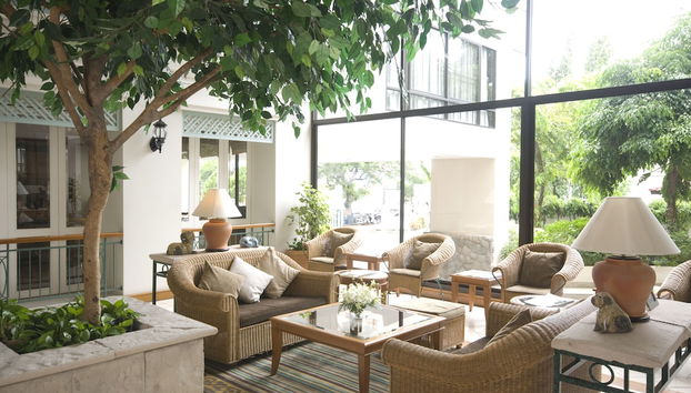 Sala de estar do lobby