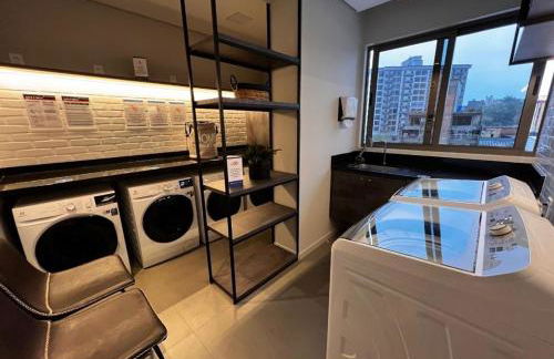 Ap completo a 900m da Vila Germânica com Piscina, Academia, Wi-Fi, Ar, Garagem e Tv no quarto - Foto 44