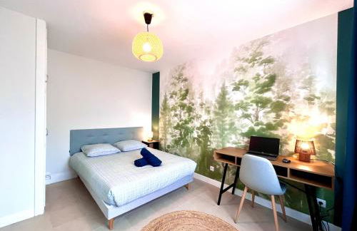 B601 Appartement avec une chambre et parking privé à St Georges sur Baulch - Foto 9