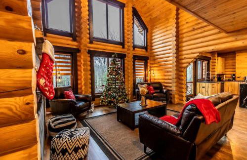 Log House Chalet, Volleyball field, Sauna, Hot Tub - Foto 20