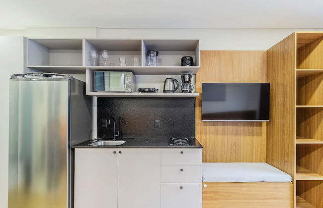 RUP Studios Equipados em Prédio Piscina - Foto 43