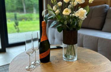 Przystanek Kistówko komfortowe domki z jacuzzi, staw wędkarski, kominek, las, przestrzeń - Foto 22