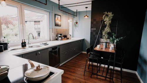 SOONWALD Apartment mit Garten & Hot Tube - Foto 4, stove, pet friendly