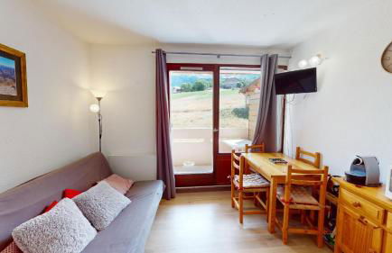 Studio 4 pers Le Sauze pied des pistes de ski - Foto 1