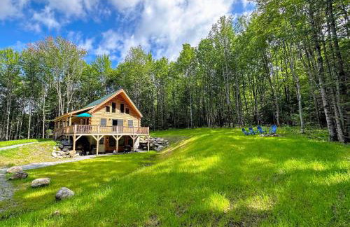 18HA Log home close to Franconia Notch privacy fire pit wifi pool gym passes - Foto 2