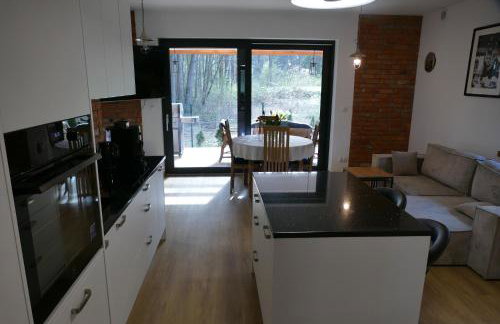 Ceglany Domek z jacuzzi, nad jeziorem, przy lesie - Foto 18