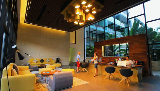 Zona de estar del vestíbulo