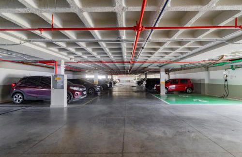 Apartamento com VISTA maravilhosa no bairro do Pina! Cozinha completa, Wi-Fi, Ar Condicionado e máquina de lavar - Condomínio com Estacionamento, Recepção 24h, Piscina e Academia - Foto 34