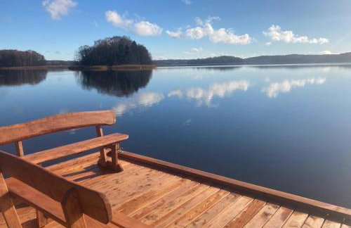 Ceglany Domek z jacuzzi, nad jeziorem, przy lesie - Foto 51