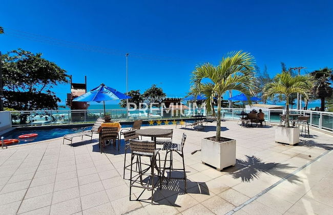 Flat pé na areia com vista internet e ar - Foto 26