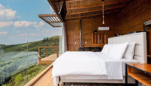 Linda cabana com jacuzzi na montanha VST013 - Foto 2