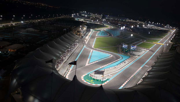 Yas Marina también alberga carreras nocturnas