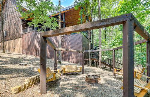 Hot Tub and Forest Views Broken Bow Group Haven! - Foto 34