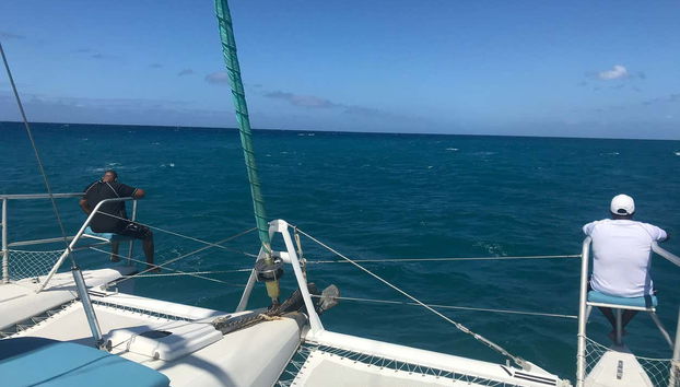 Views from the catamaran