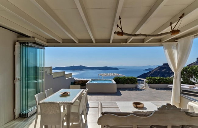 Sunset View Villa Santorini - with Outdoor Jacuzzi - Photo 35