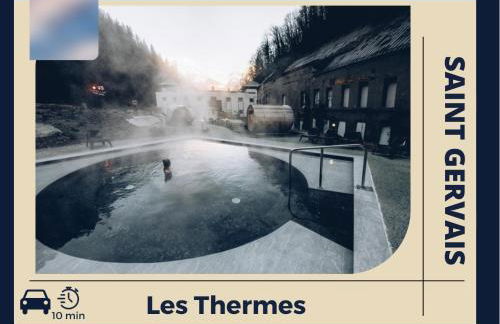 Le coin cosy des 4 têtes - balcon - vue montagnes - proche centre & gare - Foto 22