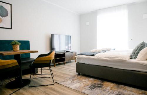 bonquartier - LUXAPT#3 Chice, moderne Wohnung mit Self Check-In, voll ausgestatteter Küche, Klimaanlage und Parkplatz - Foto 6