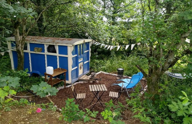 Pilgrims Shepherd's Hut - Goosewell Glynn Glamping - Foto 16