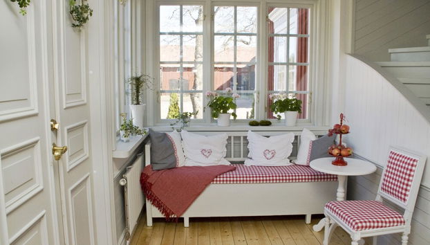 Coin salon dans le hall