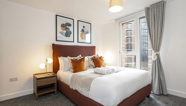 Designer Waterside Flat - Foto 2, Habitación