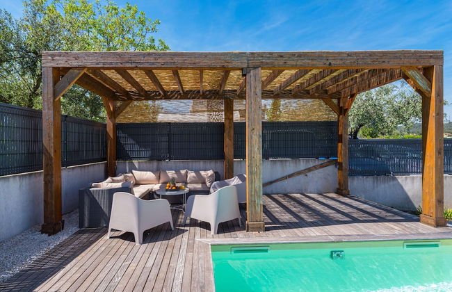 Nice Villa With Private Pool, Fenced Garden, Roofed Terrace, Near the Beach - Foto 26