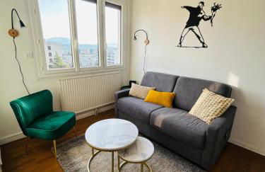 Appartement Bellevue - T2 vue montagne - calme - parking gratuit - 4 personnes - Foto 3