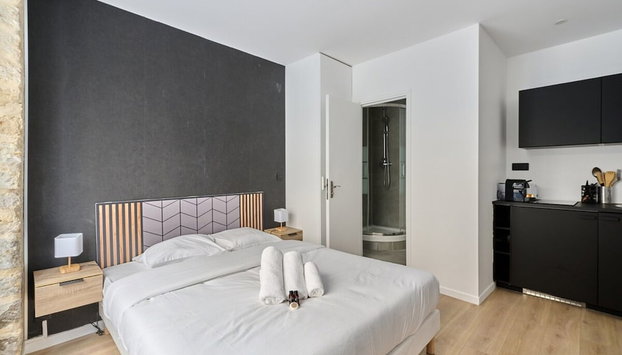 Charming Studio Center of Paris Bastille - Foto 3, Habitación