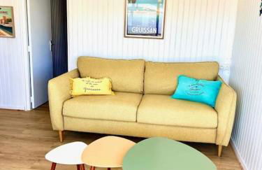 Chalet 4 à 6 pers Terrasse vue mer - Foto 6