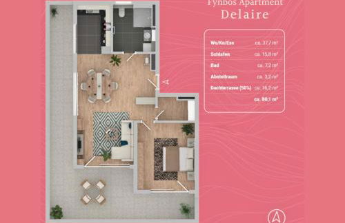 Fynbos Deluxe, Penthouse oder Balkon, Parkplatz - Foto 69