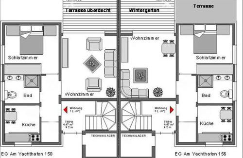 Haus Harle 50201 Ferienwohnung Harle 1 - Foto 14