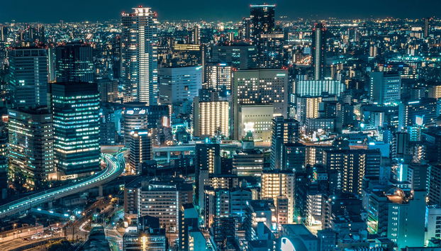 Tour noturno por Osaka