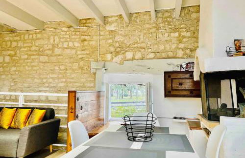 Le Quai 2, ancien Moulin au Bord de la Charente - Charme et Sérénité à Jarnac - Foto 3