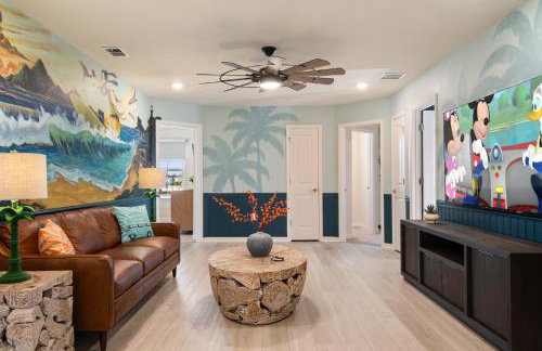 New 10-bedroom Luxury Retreat, Private Pool and Spa, Near Disney and Orlando - Foto 46