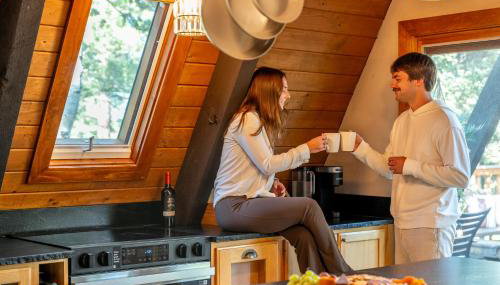 Timber A-Frame, Large Deck, Hot Tub, Fireplace - Foto 4