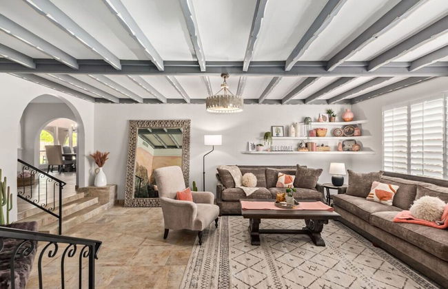 Historic Desert Rose Estate Pool Sauna Sleeps 12 - Foto 3