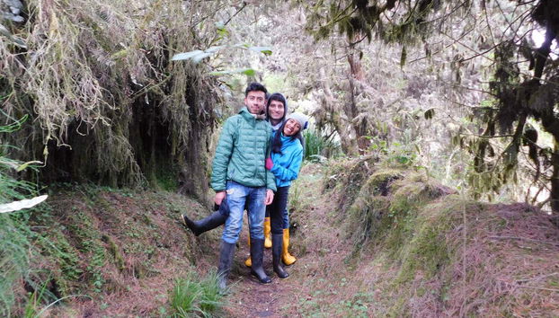 Foto durante la caminata