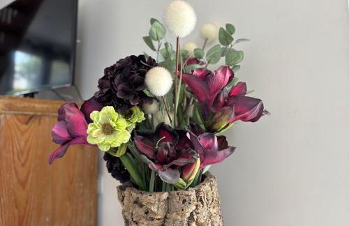 Jolie Colombe, maison 3 ch 2 sdb beau jardin terrasse aménagée à 15 mn à pied de la mer du centre Port en Bessin proche golf et d'Omaha Beach et Bayeux - Photo 31