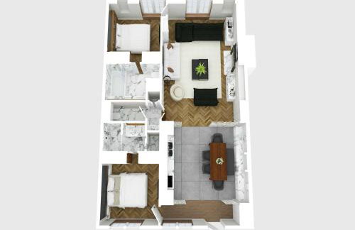 Chic 2-Bedroom Haven - Foto 17