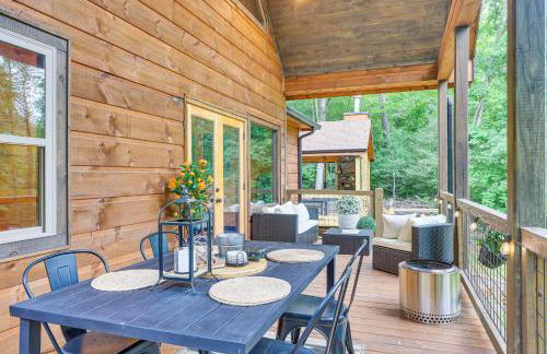 Hot Tub and River Access Family McCaysville Cabin - Foto 21