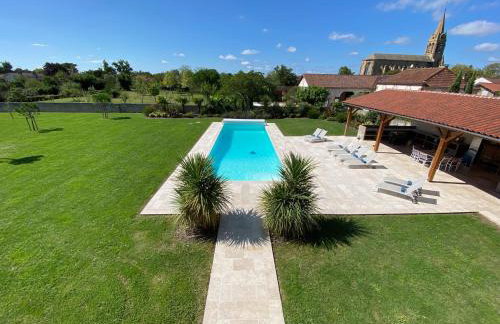Large House near Marciac & Heated Salt Water Pool - Foto 24
