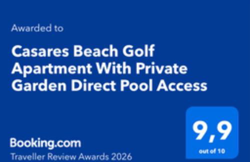 Casares Beach Golf Apartment With Private Garden Direct Pool Access - Photo 3