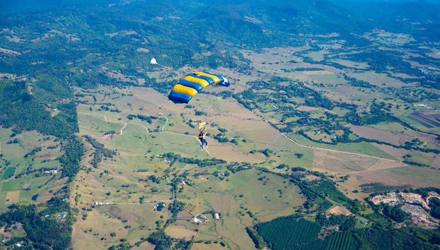 Disfrutando de Byron Bay a vista de pajaro