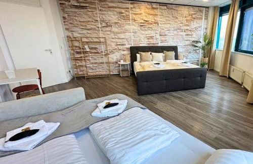 Design Penthouse - 4SZ - 2Bäder - Whirlpool - 2 Parkplätze - Dachterrasse - Foto 37