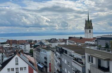 City Apartement mit Seeblick, TOPLAGE Stadtblick, Shopping & 1 Minute zum Bodensee - Foto 12